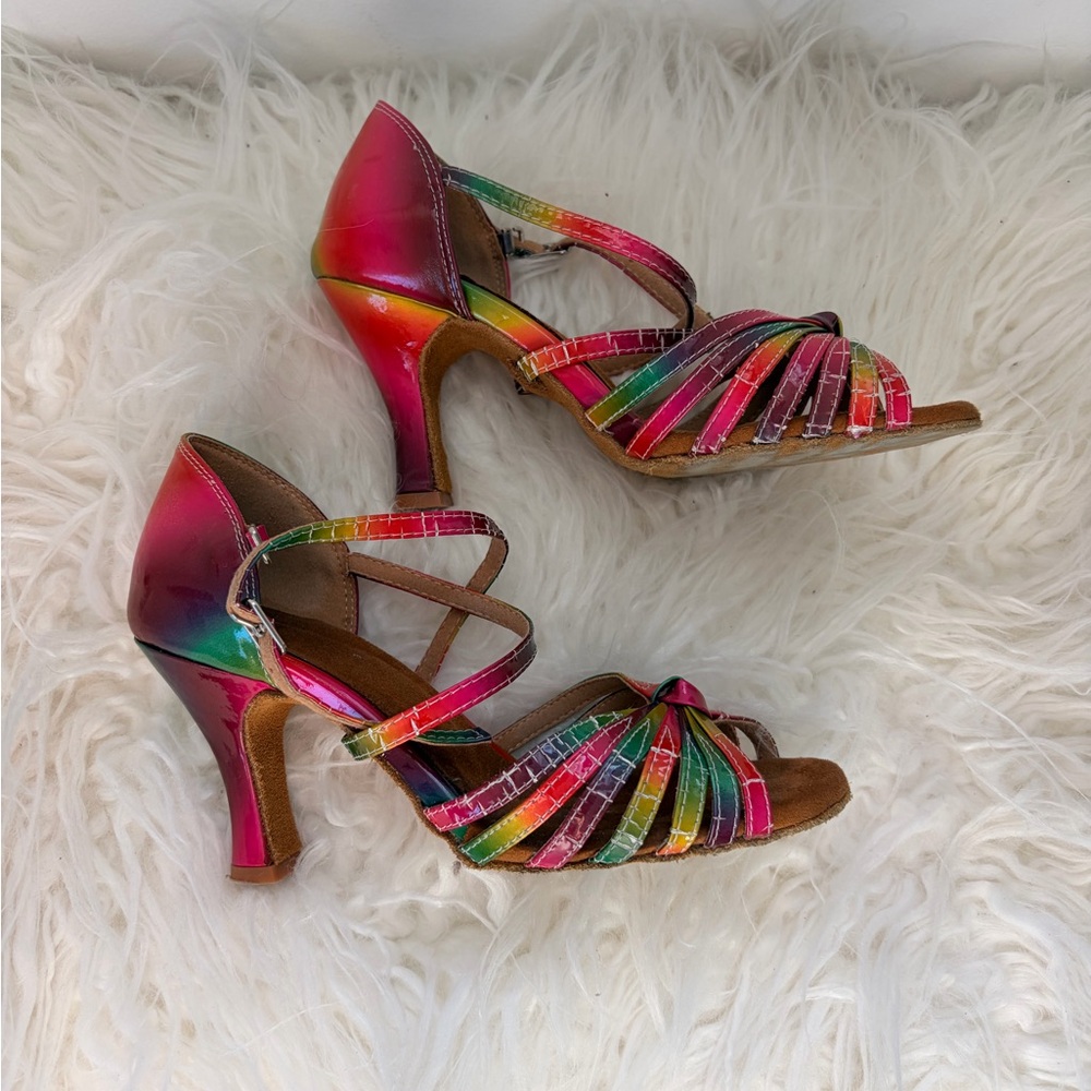 Rainbow LATIN DANCE shoes